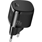 Linktech G826 Type-C 25 Watt Hızlı Şarj Aleti Siyah