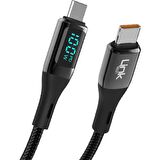 LİNKTECH K680 Safe Dijital Göstergeli Usb-C/type-C 100W Şarj Kablosu