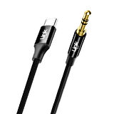 LinkTech A586 Type-C - 3.5mm AUX Kablo 1mt Siyah
