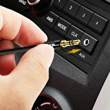 LinkTech A586 Type-C - 3.5mm AUX Kablo 1mt Siyah