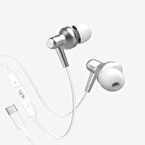 LİNKTECH H676 Premium Metal Süper Bas Silikonlu Kulak İçi Type-C Kablolu Kulaklık