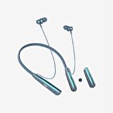 LİNKTECH H999 Neckband Silicone Bluetooth Headset- 90 Saat 420mah+420mah
