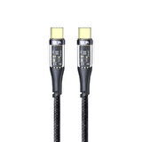 LinkTech K670 Safe Type-C - Type-C 60W 1.3m Örgü Şarj Kablosu 