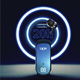 LİNKTECH V81 Makaralı Titreşimli Göstergeli Bluetooth Silikonlu Kulaklık