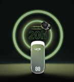 LİNKTECH V81 Makaralı Titreşimli Göstergeli Bluetooth Silikonlu Kulaklık