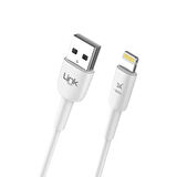 LinkTech K606 USB - iPh Lightning 3A 2mt Şarj Kablosu Beyaz