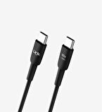 K622 Safe 3A USB-C -Type-C 30 cm Powerbank Şarj Kablosu