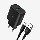 C301 GÜÇLÜ 12W MİCRO USB KABLOLU HIZLI ŞARJ ADAPTÖRÜ