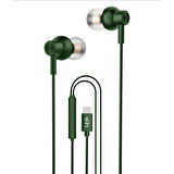 LinkTech H72 Ekstra Bass Type-C Kulak İçi Kablolu Kulaklık