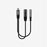 A202 USB-C - USB-C & 3,5 mm Kulaklık Jakı Adaptörü