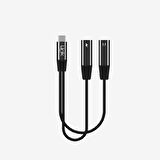 A203 2'si 1 Arada Çift USB-C Adaptörü