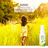 INCIA %100 Doğal Koruyucu Vücut Losyonu Sprey Yenidoğan Bebek Çocuk İçin Limon Okaliptus Vegan 50 ml