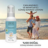 INCIA 100% Natural After Sun Losyon Güneş Sonrası Organik Aloe Vera Nemlendirici Rahatlatıcı 100 ml