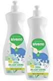 Siveno %100 Doğal Bulaşık Sabunu Bitkisel Elde Bulaşık Sabunu Nemlendirici Vegan 500 ml X 2 Adet