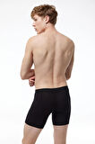 Erkek Gri Modal Uzun Boxer 010