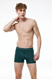 Erkek Gri 2 Li Pamuk Elastan Boxer 075