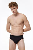 Siyah Erkek 2 Li Modal Slip Külot 080
