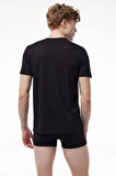 Erkek Beyaz Düğmeli Yaz Serinliği T-shirt 083