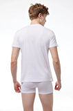Malabadi 084 Erkek Modal Basic Yuvarlak Yaka Kısa Kol İnce Yaz Serinliği T-shirt
