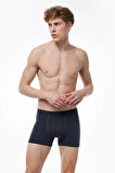 Erkek Siyah 5 Li Paket Milan Modal Boxer Mb14