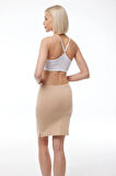 Kadın Ten Dizüstü Etek Astarı Modal Dar Jupon 1056