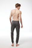 Erkek Siyah Bel Lastikli Cepli Tek Alt Manşetli Paça Pijama 6004