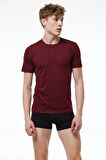 Erkek Beyaz Düğmeli Yaz Serinliği T-shirt 083