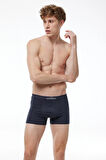 Erkek Lacivert 5 Li Pamuk Elastan Boxer 5m075