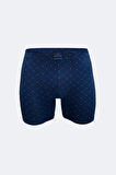 Erkek 3 lü Lacivert Premium Collection Modal Uzun Boxer 3M250
