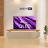 Next YE-58GFSG8-QLED 4K Ultra HD 58" 147 Ekran Uydu Alıcılı Google Smart QLED TV