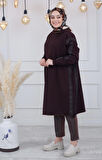 MissWhence Triko Tunik 34021 Kahve
