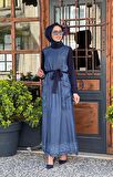 MissWhence Kot Elbise 35807 Lacivert