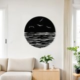 Modern Metal Duvar Tablosu – Salon, Ofis ve Kafe Dekoru | Premium Metal Duvar Süsü | Şık Minimal Duvar Dekorasyonu