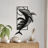 Modern Metal Duvar Tablosu – Salon, Ofis ve Kafe Dekoru | Premium Metal Duvar Süsü | Şık Minimal Duvar Dekorasyonu