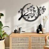 Modern Metal Duvar Tablosu – Salon, Ofis ve Kafe Dekoru | Premium Metal Duvar Süsü | Şık Minimal Duvar Dekorasyonu