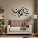Modern Metal Duvar Tablosu – Salon, Ofis ve Kafe Dekoru | Premium Metal Duvar Süsü | Şık Minimal Duvar Dekorasyonu