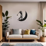Modern Metal Duvar Tablosu – Salon, Ofis ve Kafe Dekoru | Premium Metal Duvar Süsü | Şık Minimal Duvar Dekorasyonu