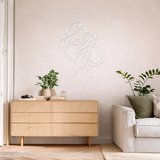 Modern Metal Duvar Tablosu – Salon, Ofis ve Kafe Dekoru | Premium Metal Duvar Süsü | Şık Minimal Duvar Dekorasyonu