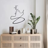 Modern Metal Duvar Tablosu – Salon, Ofis ve Kafe Dekoru | Premium Metal Duvar Süsü | Şık Minimal Duvar Dekorasyonu