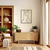 Modern Metal Duvar Tablosu – Salon, Ofis ve Kafe Dekoru | Premium Metal Duvar Süsü | Şık Minimal Duvar Dekorasyonu