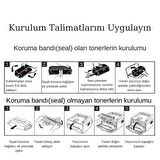 Brother TN-466K Siyah Toner Muadil - HL-L8360CDW - MFC-L8690CDW