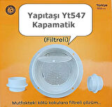 Yapıtaşı Yt547 Kapamatik Aspiratör Davlumbaz Baca Baglantı Klapesi Çekvalfli Filtreli