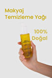 Bade Natural Makyaj Temizleme Yağı Jojoba ve Skualan İçerikli %100 Doğal ve Vegan 100 ml