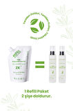 Bade Natural Biberiye Dökülme Karşıtı ve Güçlendirici Refill Saç Bakım Seti