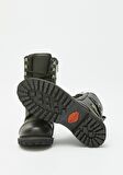 Black Hakiki Deri Kadın Bot & Bootie HD0777052203