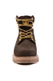 Caterpillar Dark Brown Nubuk Hakiki Deri Kadın Bot & Bootie CAT0111116101