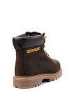 Caterpillar Dark Brown Nubuk Hakiki Deri Kadın Bot & Bootie CAT0111116101