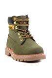 Caterpillar Green Nubuk Hakiki Deri Kadın Bot & Bootie CAT0111116101