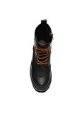 Black Hakiki Deri Kadın Bot & Bootie HD0777057503