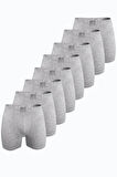 Erkek Düz Karışık Renk 8 li Premium Collection Modal Uzun Boxer 8M250